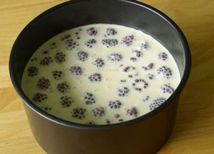 Foto av en oppskrift på en smakfull crimson kake