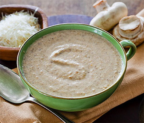 Mushroom krem ​​suppe