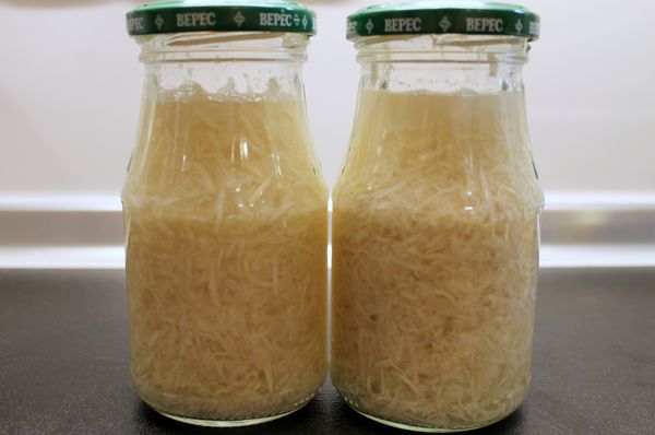 Syltede pepperrot for vinteren