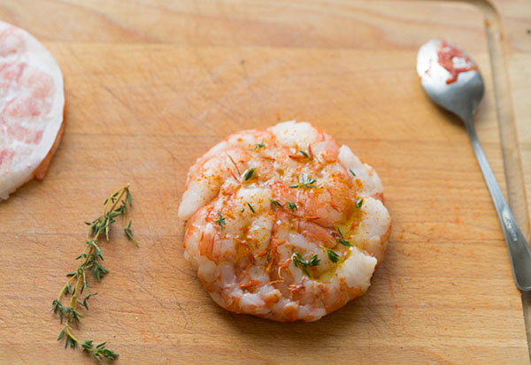 Idé til lunsj: krydret mini pizza med reker