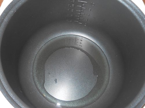 Svinekjøtt i en kremaktig saus i en multivark