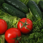 Slik smaker du smuk gurk og tomater