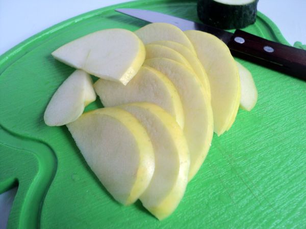 Vakker servering og servering av frukt