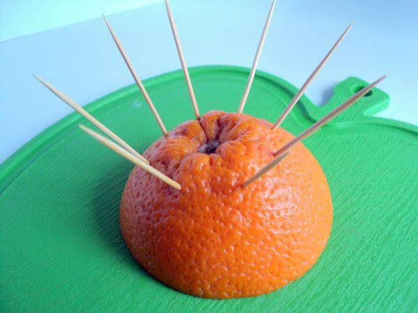 Vakker servering og servering av frukt