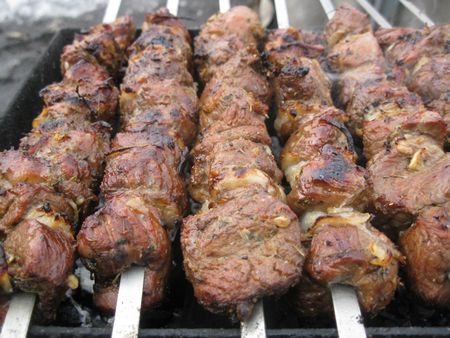 Slik lager du et lamb shish kebab