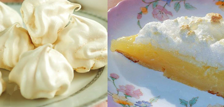 Hvordan lage meringue, en deilig oppskrift med et bilde