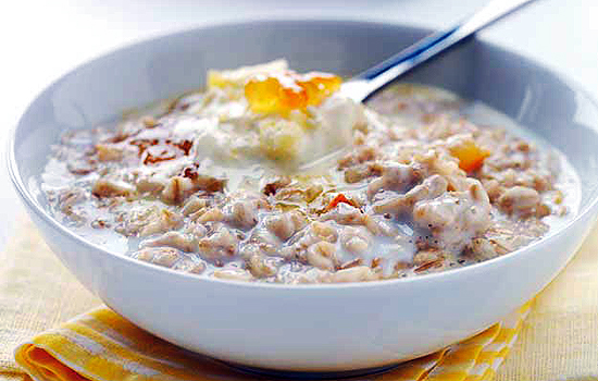 frokostblanding med frukt