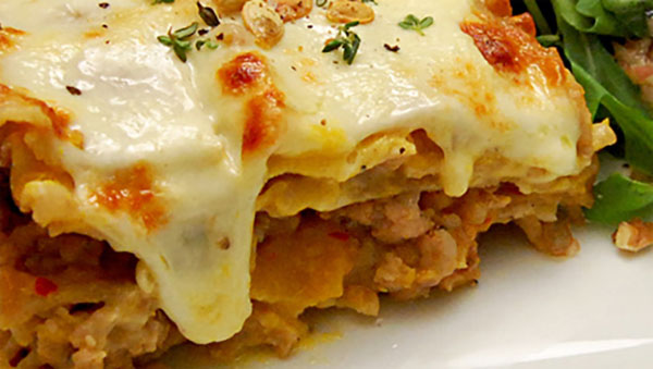 Oppskrift på krydret vegetarisk lasagne fra IKFA