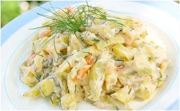 svært velsmakende courgette
