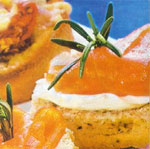 Canape med fisk