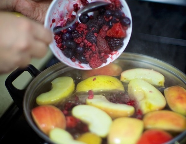 Kompositt fra chokeberry ashberry