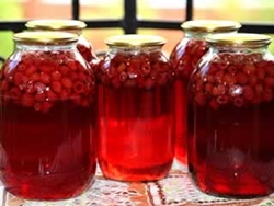 Kompot av bringebær til vinteren