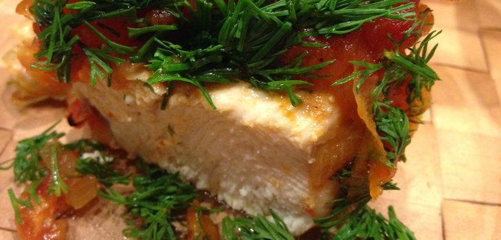 Kylling i tomatsaus