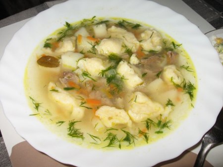 suppe med dumplings oppskrift video