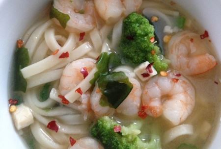 Miso suppe med reker