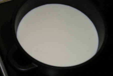 Havregryn i melk
