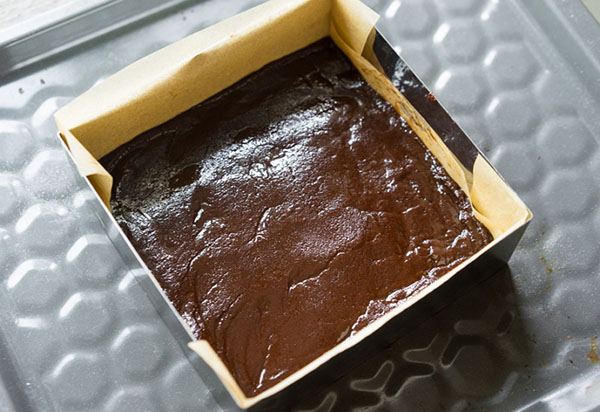 En enkel oppskrift: brownie, som smelter i munnen