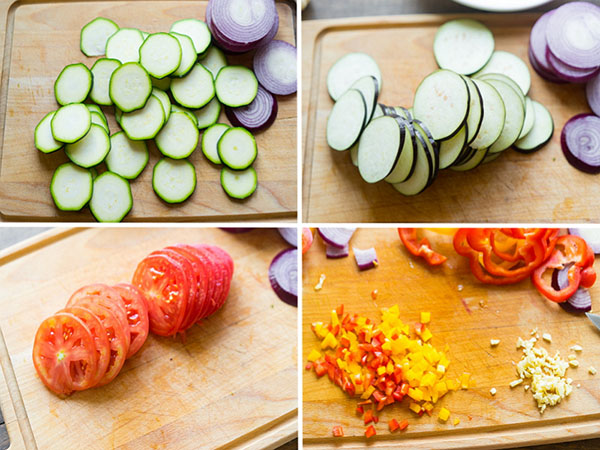 En enkel oppskrift: Ratatouille i krydret saus