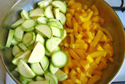 Stew of courgette - velsmakende, nyttig, billig