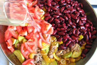 Stew of courgette - velsmakende, nyttig, billig