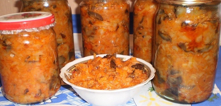 Mushroom hodgepodge: oppskrift på vinter