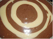 flerfarget bakverk