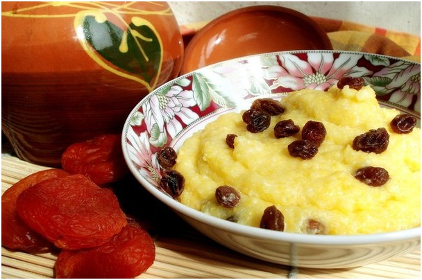 frokostblanding med frukt