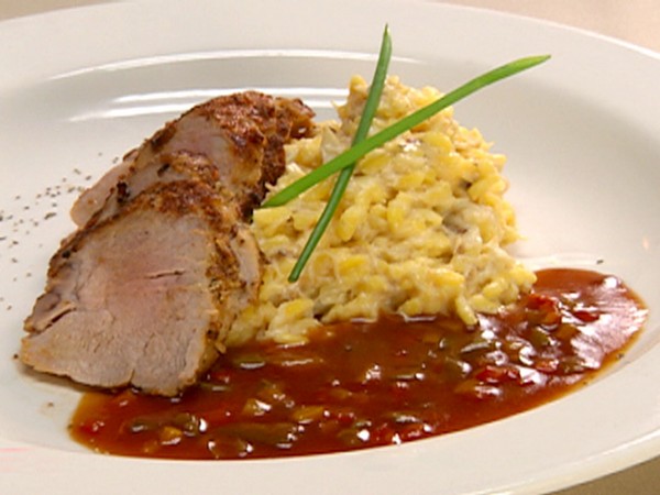 Risotto fra svinekjøtt