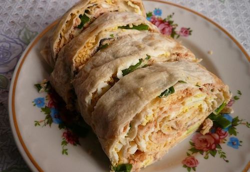 Deilig og rask matbit - lavash ruller med fisk