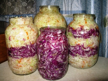 Rødkålsalat for vinteren