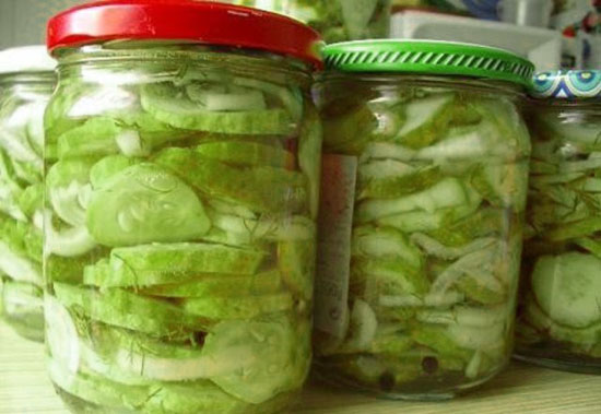 Gurkesalat til vinteren