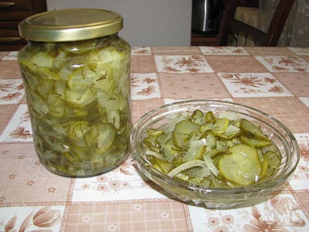Gurkesalat til vinteren