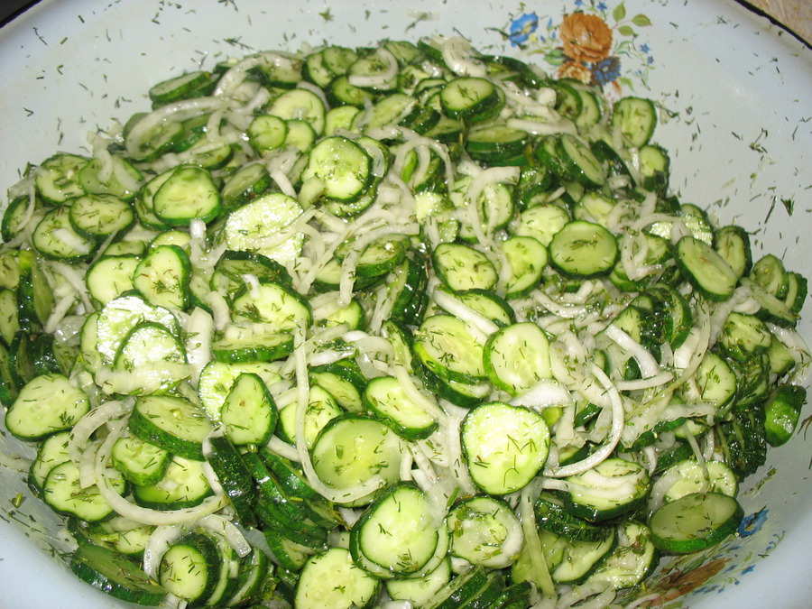 Gurkesalat til vinteren