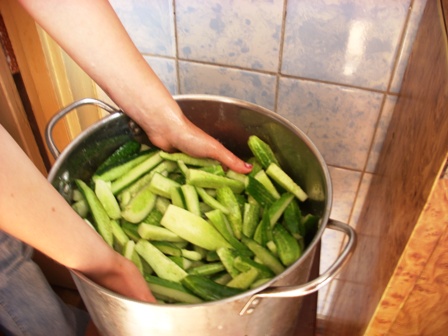 Gurkesalat til vinteren