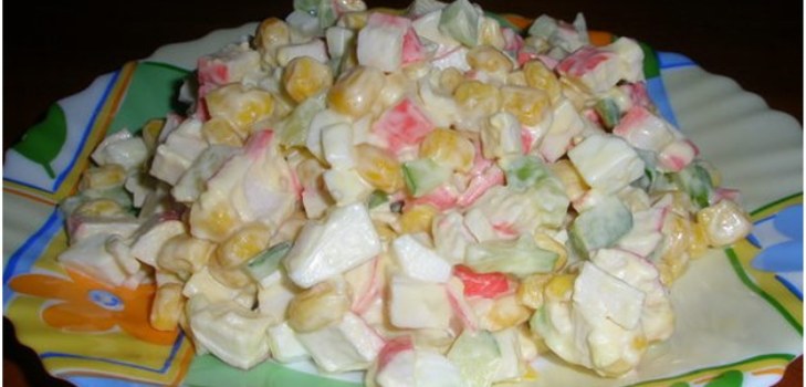 salat i en tallerken