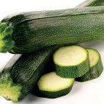 Saltet courgetter