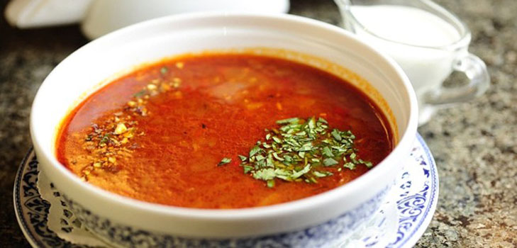 Suppe-harcho - oppskrift med kylling