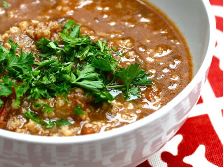 Suppe-harcho - oppskrift med kylling