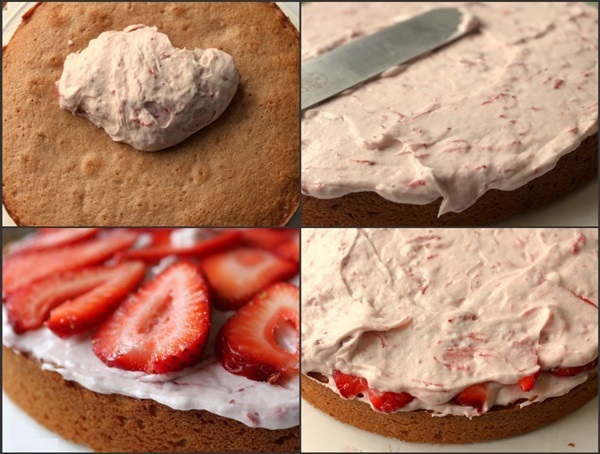 Lekkert jordbærkake