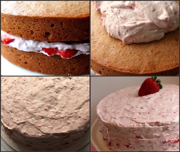 Lekkert jordbærkake