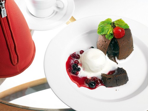 Vegetariske desserter på festbordet