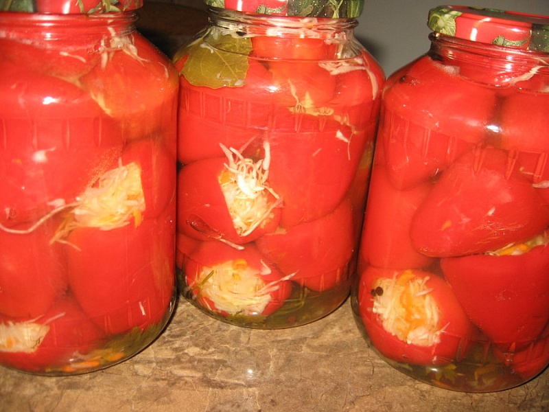 Fyllet pepper til vinteren