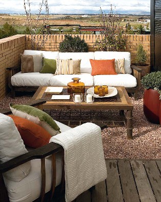 Interiør av loggia Interiør av loggia