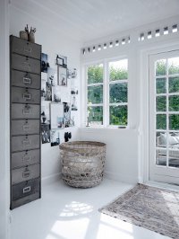 Interiør i hvit farge