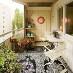 Hvordan velge møbler for en loggia Hvordan velge møbler for en loggia