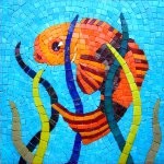 Mosaikk på badet Mosaikk på badet