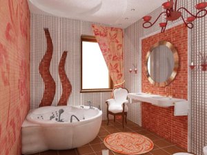 Mosaikk på badet Mosaikk på badet
