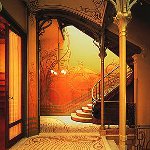 Art nouveau stil i interiøret