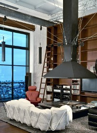 Loft stil i interiøret Loft stil i interiøret